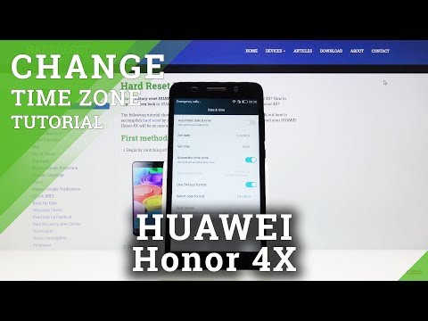 How to Set Up Date in Huawei Honor 4X – Change Time Zone