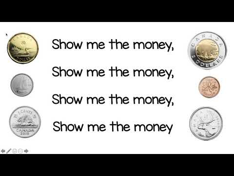 Canadian Coin Song for kids: "Show Me The Money"