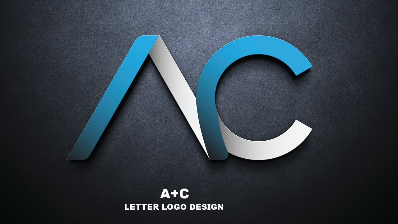 Adobe Illustrator Tutorial: Designing a Professional AC Letter Logo #logo #letterlogo