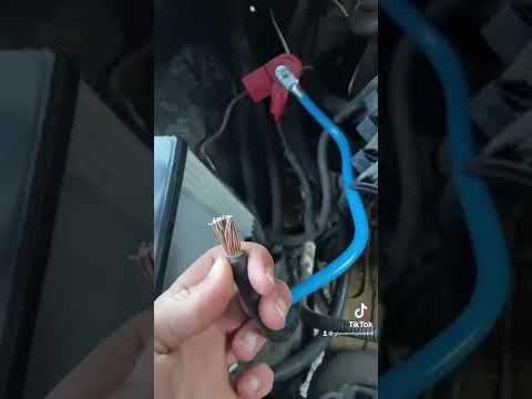 Fixing the starter wire on the 98 project
