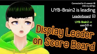 Display Leader on Scoreboard YouTube video image