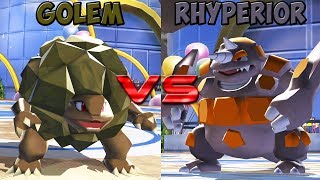Pokemon battle revolution - Golem vs Rhyperior