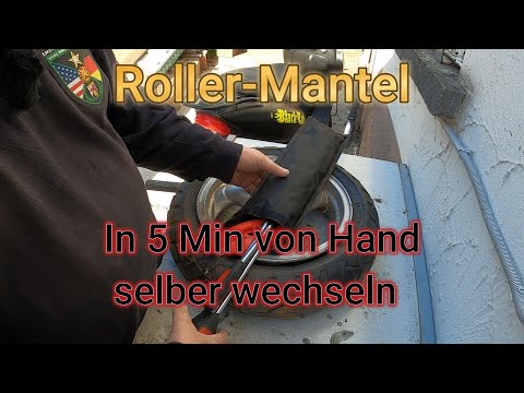 Selber schrauben: Rollerreifen wechseln leicht gemacht!DIY Scooter Tire Change – No Machine Needed!