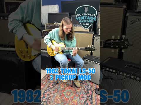 *Video* Tokai Love Rock Gold Top Model LS-50 3 Pickup MOD - 1982 image 25