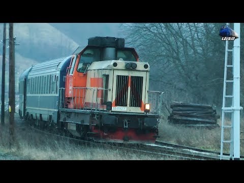 LDH 82-0562-7 & IR366-1"Harghita" Brasov/Targu Mures-Budapest in Gara Bratca Station 01 January 2018