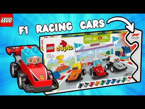 LEGO DUPLO Ep 34: F1 Team Race Cars & Drivers 10445 (unboxing & building)