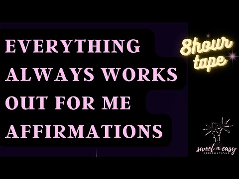 Everything is Always Working Out for Me Affirmations - Extended Tape - Self Concept