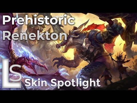 Prehistoric Renekton - Skin Spotlight - Prehistoric Hunters Collection - League of Legends