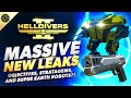 Helldivers 2 Leaks Reveal New Objectives, Stratagems, Weapons, Super Earth Robots & More!