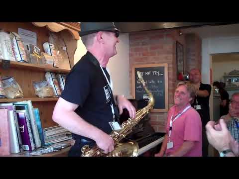 Patrick Smet playing at Cafe Espresso UK Boogie Woogie Festival July 2011