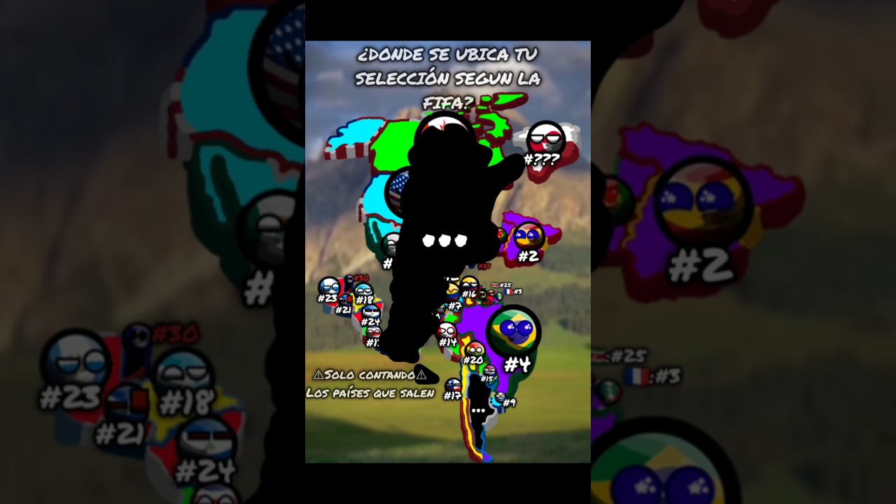 Rankin de países de América #contryballs #humor #top