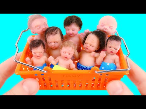 World's Smallest Miniature Silicone Baby Dolls