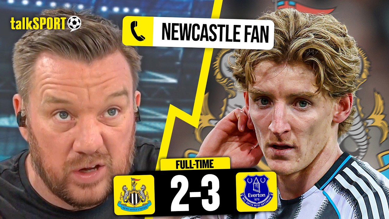 "HE WAS TERRIBLE!" Newcastle Fan is FED UP with Anthony Gordon after Everton DEFEAT!