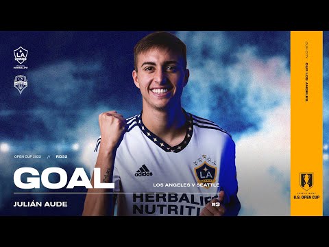 U.S. Open Cup: Julián Aude's first LA Galaxy goal is an absolute BANGER!
