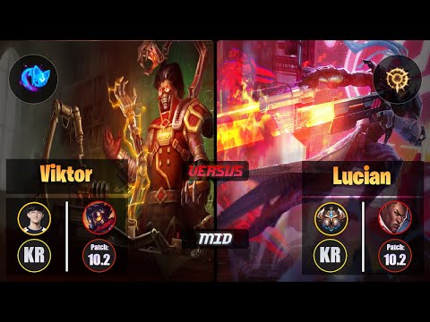 Naehyun VIKTOR (Mid) [Summon Aery] VS LUCIAN - Challenger KR Patch 10.2