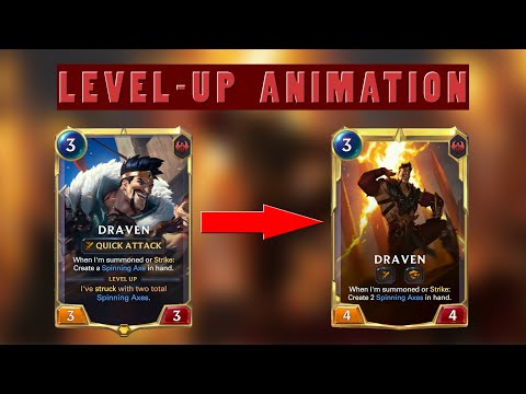 Draven level-up animation | Legends of Runeterra