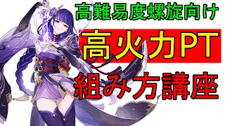 【原神】高難易度向けの高火力PT編成のコツを解説！