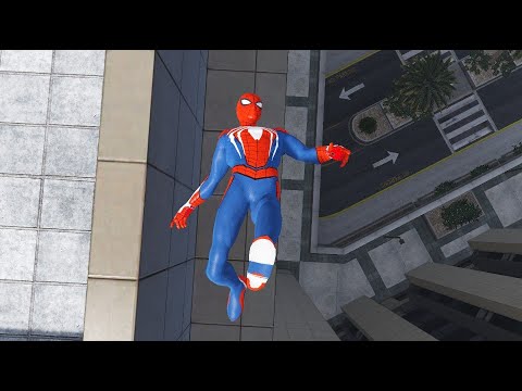 GTA 5 Spiderman Jumping Off Highest Buildings (Ragdolls/Euphoria Physics) #11