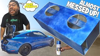 Almost MESSED UP His Subwoofer Box!?!? How To Fix a BAD PAINT Job w/ Remys New SML Car Audio Subs!!!