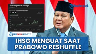 IHSG Menguat Sentuh Level 8.000 saat Prabowo Reshuffle Menteri Hari Ini, Analis: Pasar Memitigasi
