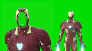 Iron Man Nano- tech Suit up Green Screen  MARK 50 