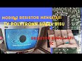 Tv Tabung Polytron Keluhan Gambar Ada Suara Bisu