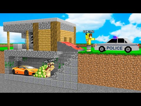 MİLYONERİ POLİSTEN SAKLADIM! 😱 - Minecraft