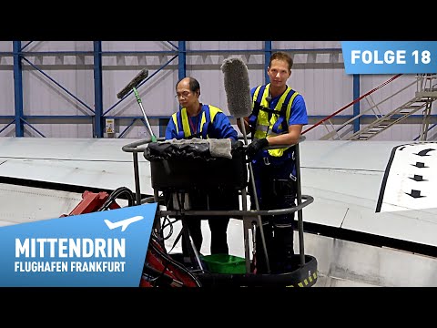Wie werden Flugzeuge gewaschen? | Mittendrin - Flughafen Frankfurt (18)