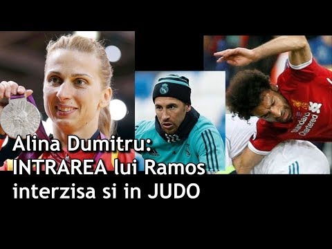 Alina Dumitru intrarea lui Ramos la Salah "ce a facut Ramos e interzis si n JUDO"