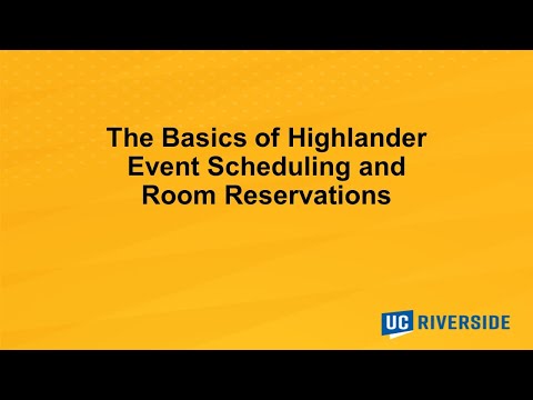 Get Your Life Together Using Ucr Scheduling