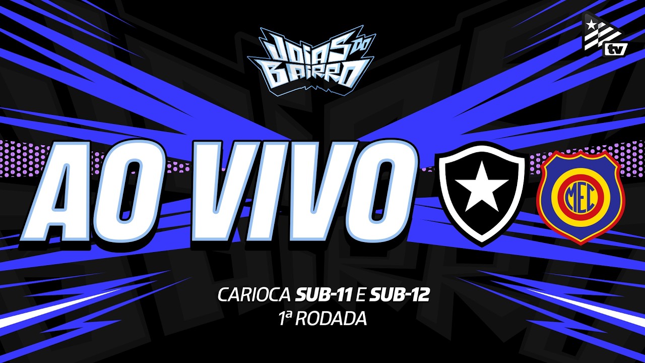 AO VIVO | Botafogo enfrenta o Madureira no Campeonato Carioca Sub-11 e Sub-12