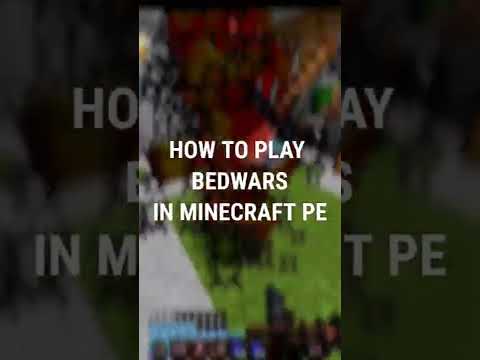 How To Play Bedwars In Minecraft pocket edition #shorts #minecraft