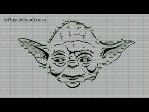 Yoda - MIDI Art Drawing