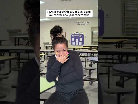 Year 8s on their first day back of school