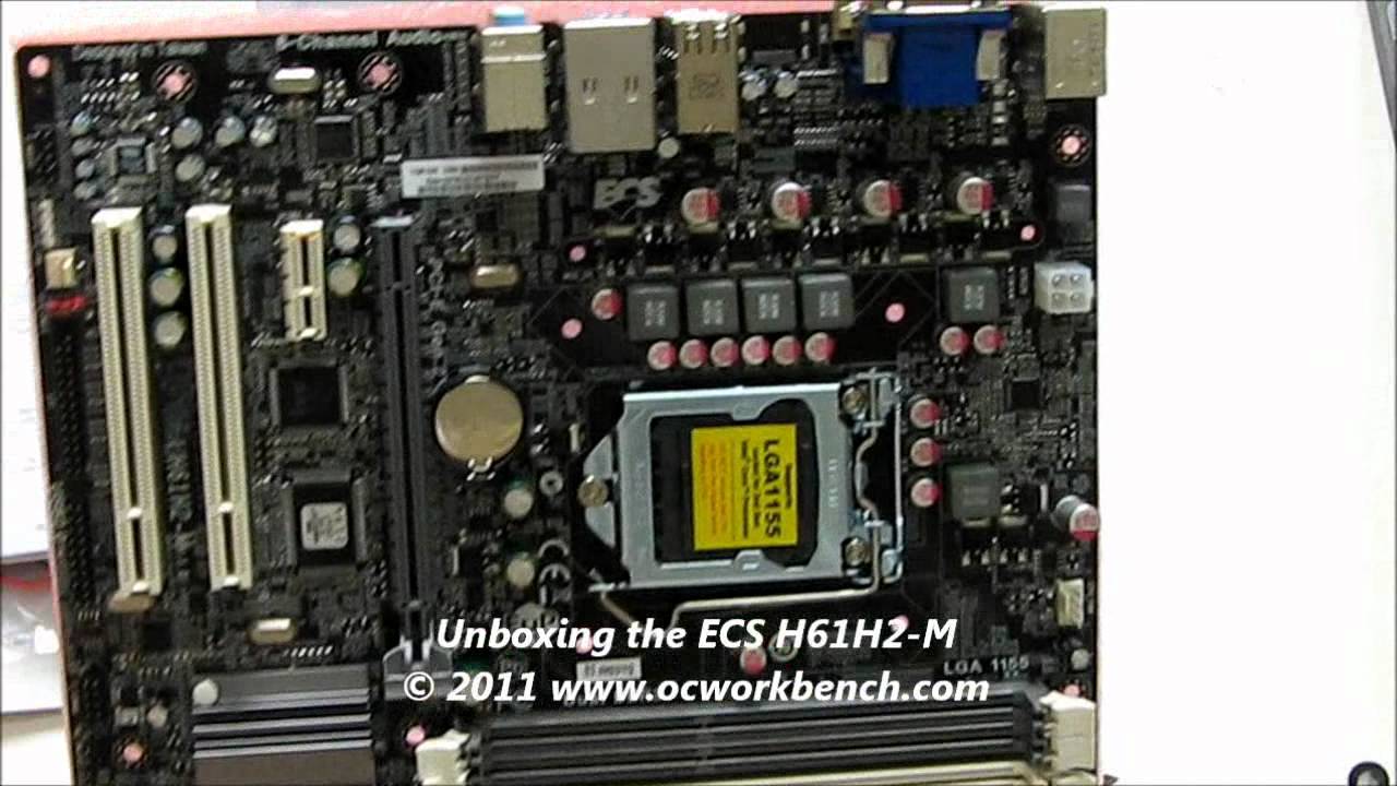 Unboxing the ECS H61H2-M motheboard