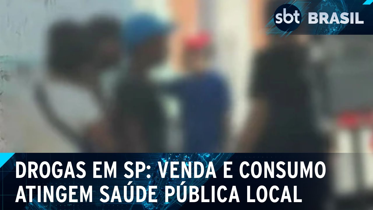 Consumo de drogas ao ar livre em SP levanta questões sobre saúde pública | SBT Brasil (03/02/25)