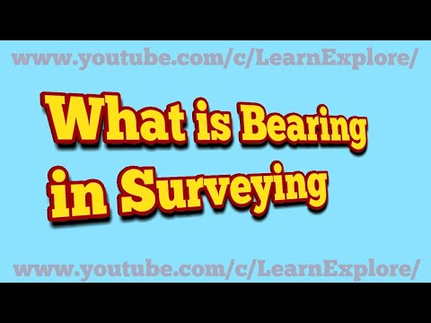 Bearing or Azimuth in Surveying//Concept