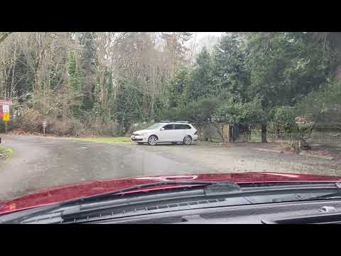 A drive through about half the campground loop.