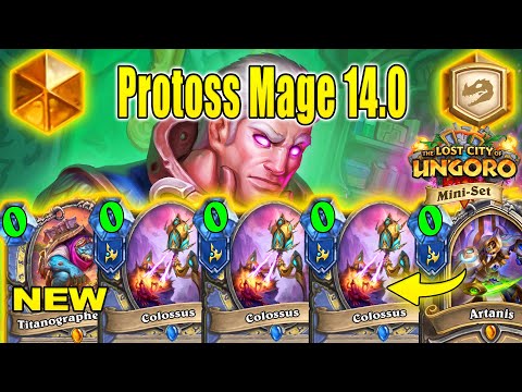 Literally Best Mage Deck Craft Next Expansion! Protoss Mage14.0 The Lost City of Un'Goro Hearthstone