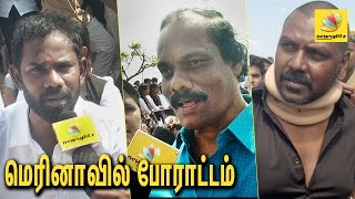 Jallikattu Protest: People's Intensity at Protest at Marina | Dindigul Leoni Speech, Lawrence