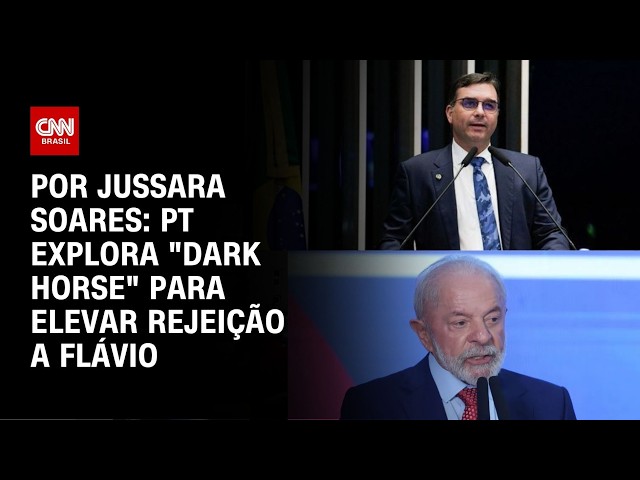 PT explora “Dark Horse” para elevar rejeição a Flávio | CNN PRIME TIME
