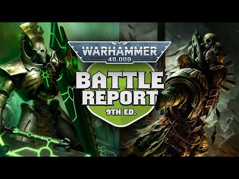 Necrons vs Dark Angels Warhammer 40k 9th Edition Battle Report Ep 170