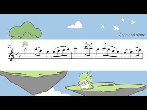 The Crystal Spring (Trinity 2020-2023 violin grade 4) with piano accompaniment