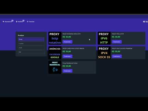 Thumbnail do tutorial: Como usar o Painel Proxy Roque