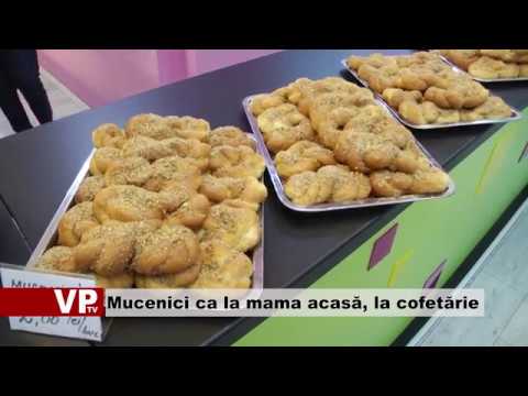Mucenici ca la mama acasă, la cofetărie