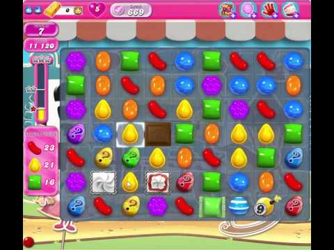 Candy Crush Saga level 669 - 3 stars, no boosters used!