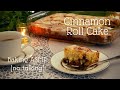 ASMR Baking: Cinnamon Roll Cake (no talking)