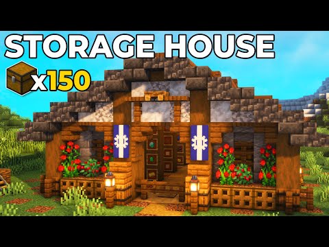 Minecraft: Storage House for Survival [Tutorial]