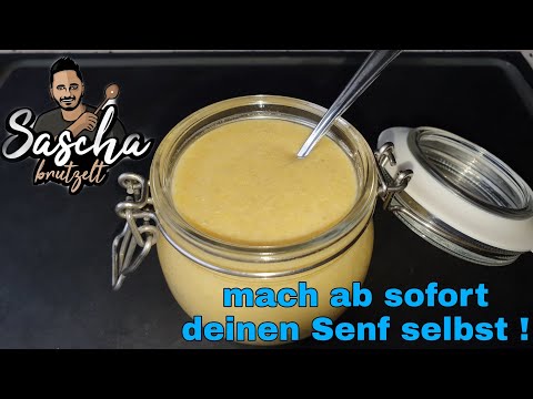 Mach dir deinen eigenen SENF - das Grundrezept | Sascha brutzelt