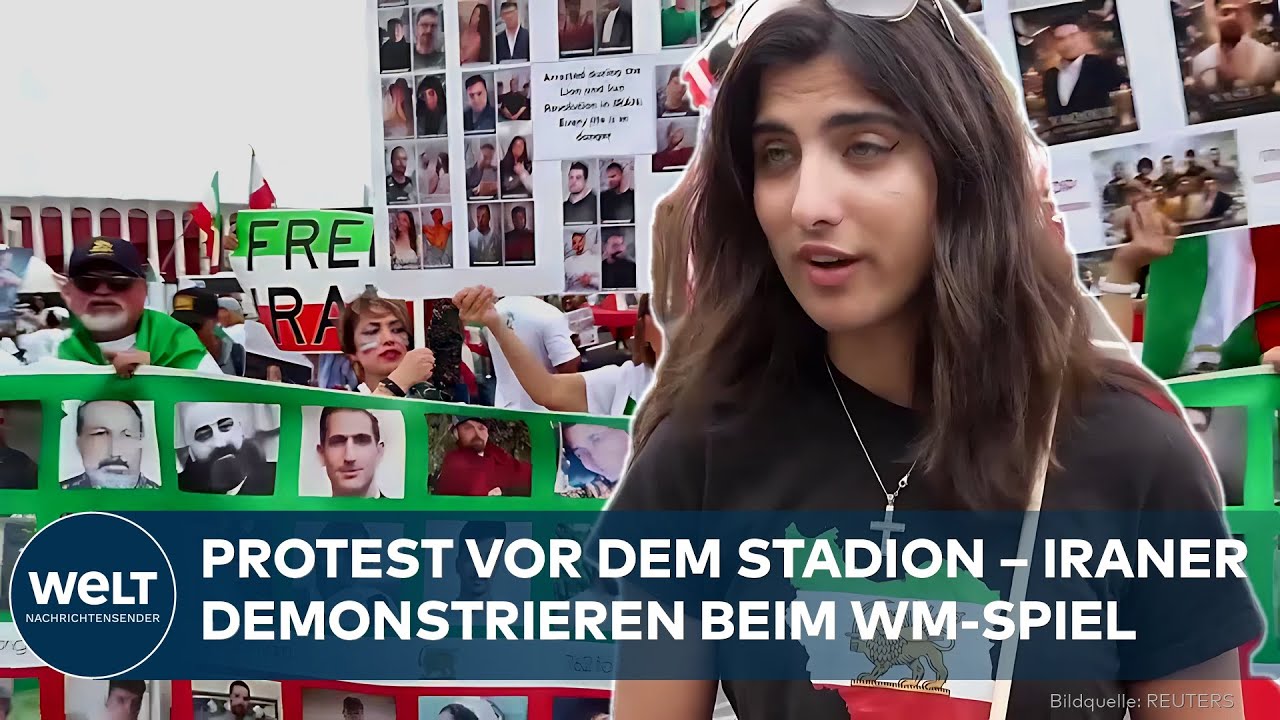 WM-PROTEST: Demonstranten vor Iran-Belgien-Spiel in Inglewood auf der Straße – im Überblick